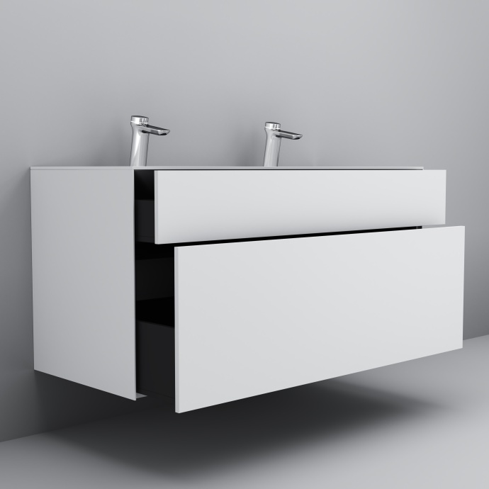 Мебель для ванной Am.Pm Inspire V2.0 120 белый матовый - 4