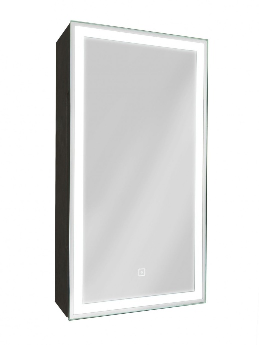 Зеркало-шкаф с подсветкой ART&MAX TECHNO AM-Tec-350-650-1D-R-DS-F-Nero - 2