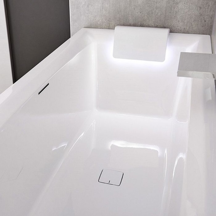 Акриловая ванна Riho Still Square 180x80 два подголовника c подсветкой B099005005 - 1