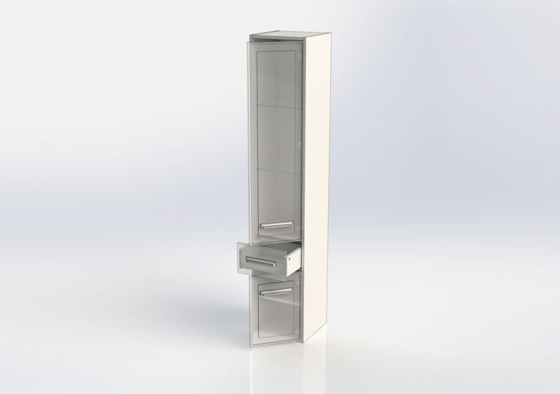Шкаф-пенал Aquanet  35 см (00200920) - 3