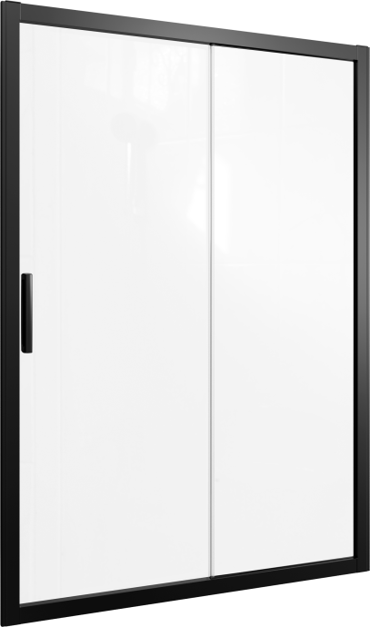 Душевая дверь в нишу STWORKI Стокгольм DE019D2140200 140 см профиль черный матовый 3GW208TTKK000 - 5