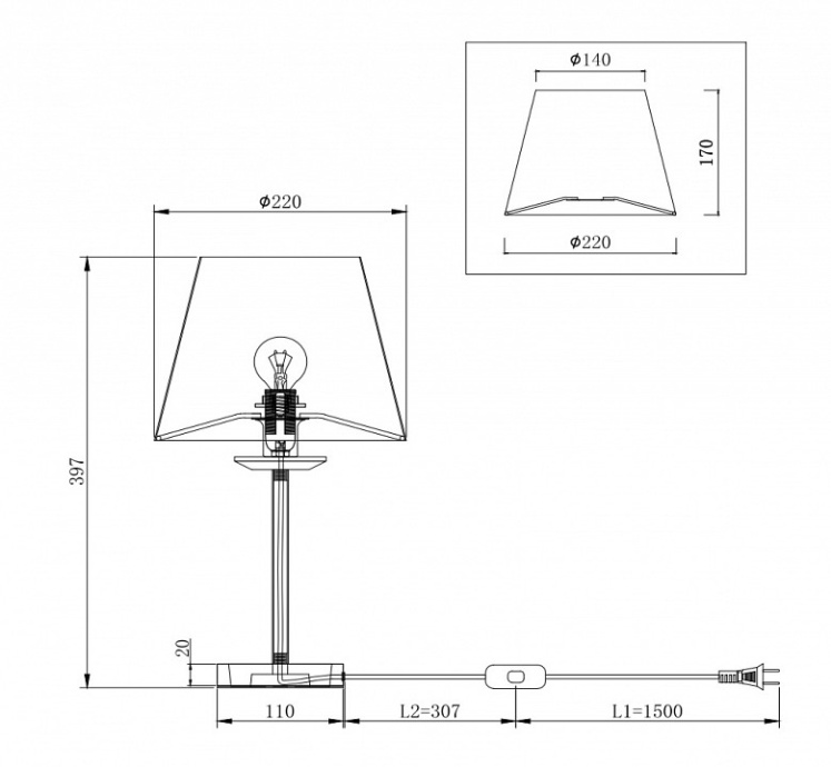 Настольная лампа Freya Forte FR1006TL-01G - 4