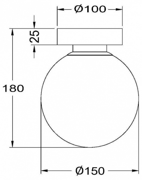 Накладной светильник Maytoni Basic form MOD321WL-01W - 1