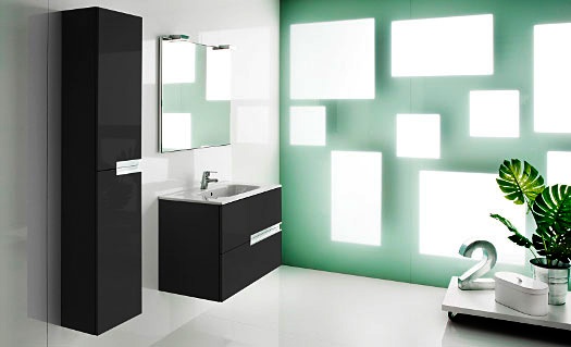 Мебель для ванной Roca Victoria Nord Black Edition 80 черная - 2