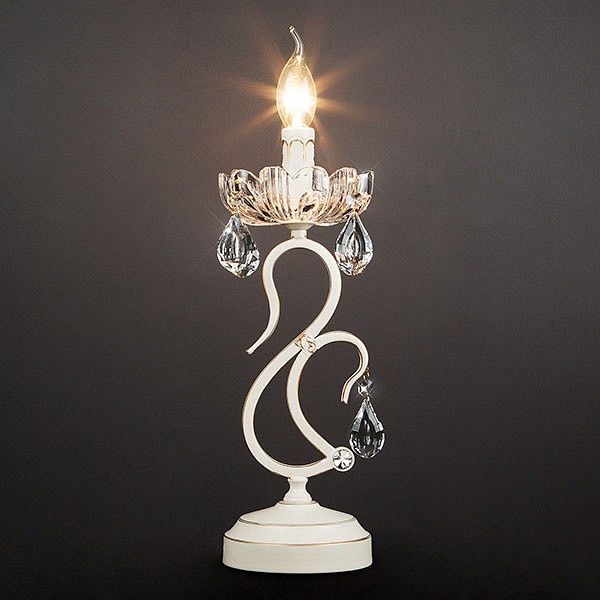 Настольная лампа декоративная Eurosvet Etna 12205/1T белый Strotskis - 1