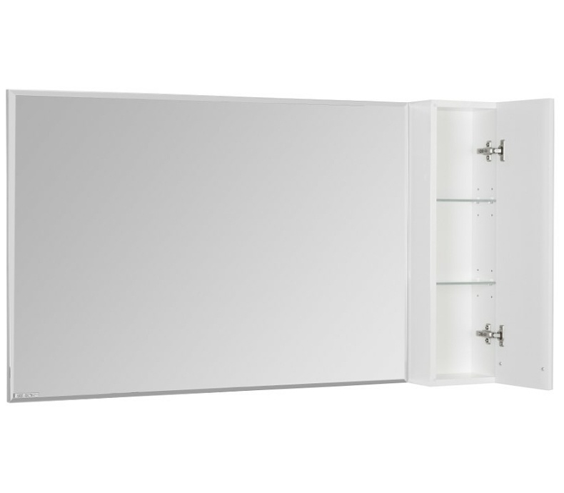 Зеркало-шкаф Aquaton Диор 120 R с подсветкой и подогревом белый 1A110702DR01R - 1