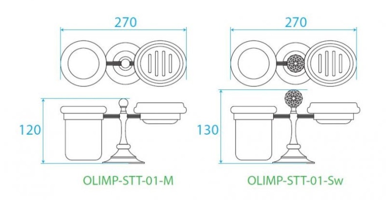 Стакан Cezares OLIMP  OLIMP-STT-02-M - 2