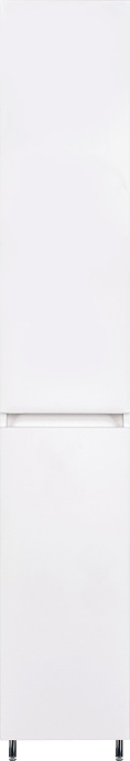 Шкаф-пенал Style Line Даллас 30 Люкс Plus белый, с бельевой корзиной СС-00000452 - 1