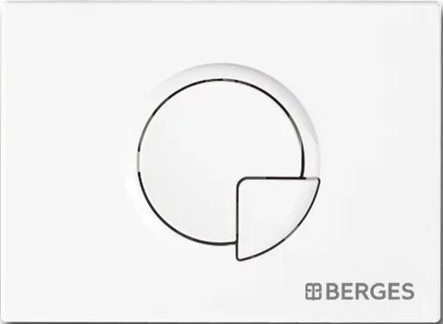 Система инсталляции для унитазов Berges Wasserhaus Novum с кнопкой смыва, белая 040221 - 4