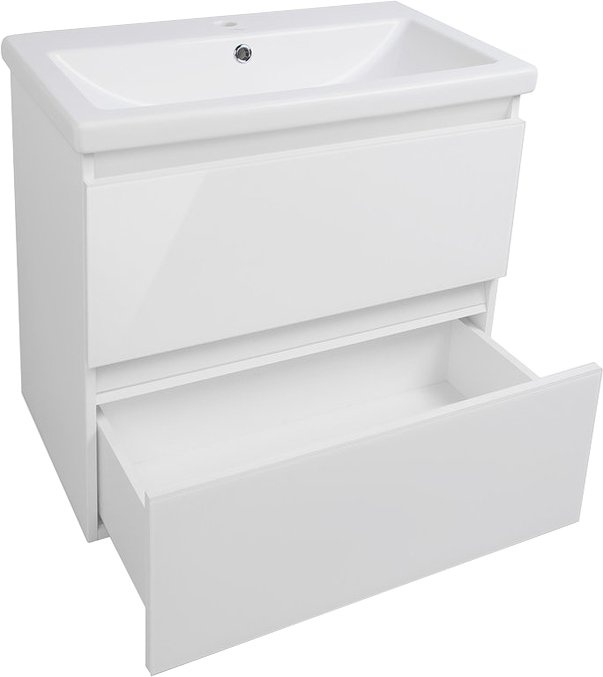 Мебель для ванной Style Line Даймонд 70 Люкс Plus подвесная, белая - 2
