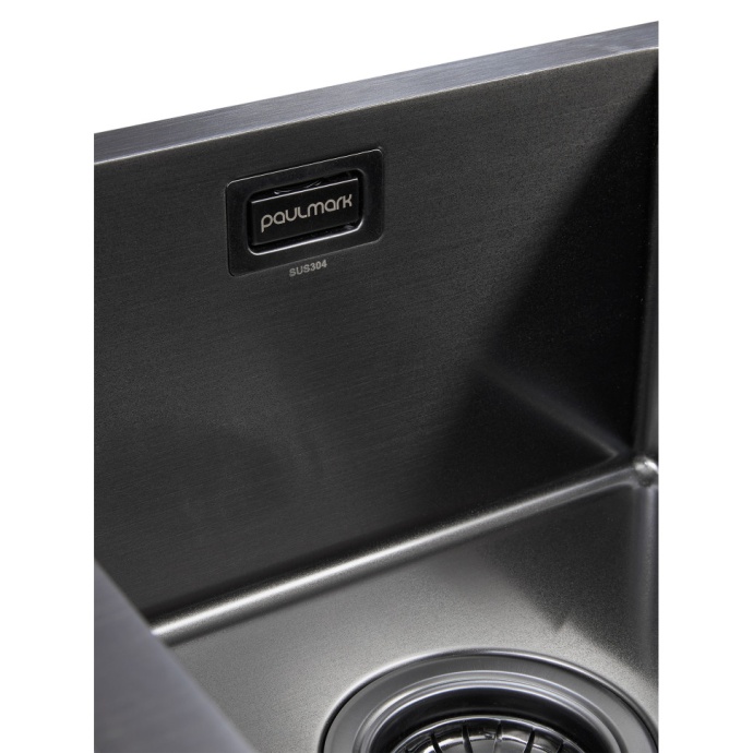 Кухонная мойка Paulmark Annex 60 R темный хром PM545944-GMR - 2