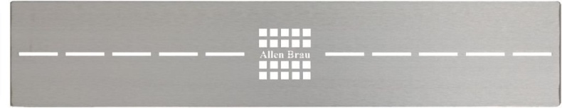 Накладка для сифона Allen Brau Infinity для поддона 120х90 серебро матовый 8.210N4-BA - 0