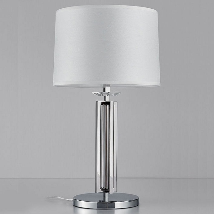 Настольная лампа декоративная Newport 4400 4401/T chrome без абажура - 0