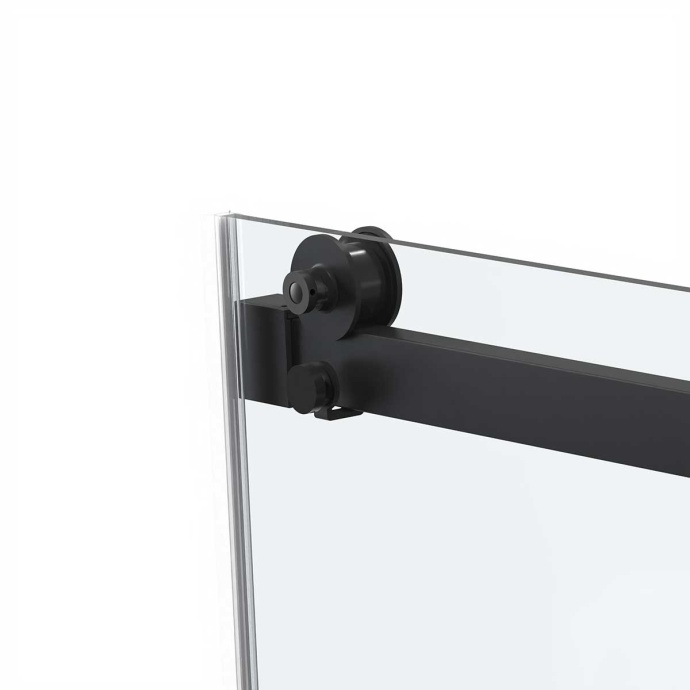 Душевой уголок Vincea Como Soft 150х90 профиль черный стекло прозрачное  VSR-1CS9015CLB - 8