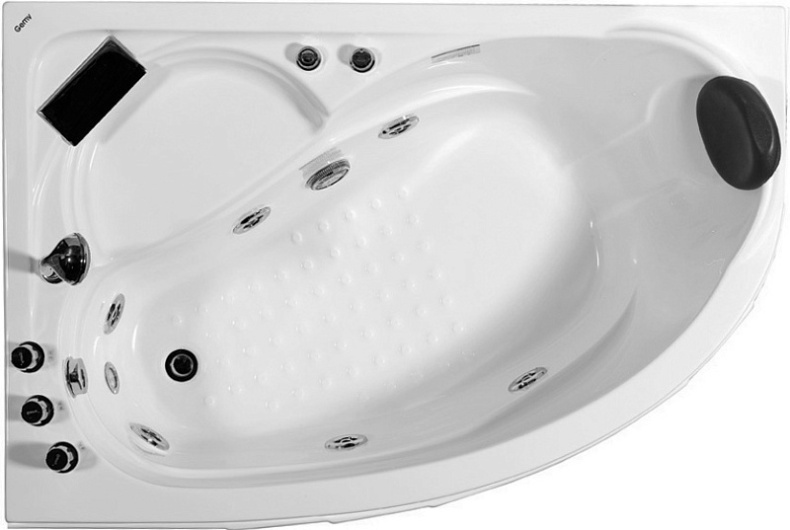 Акриловая ванна Gemy 150x100 с гидромассажем  G9009 B L - 0