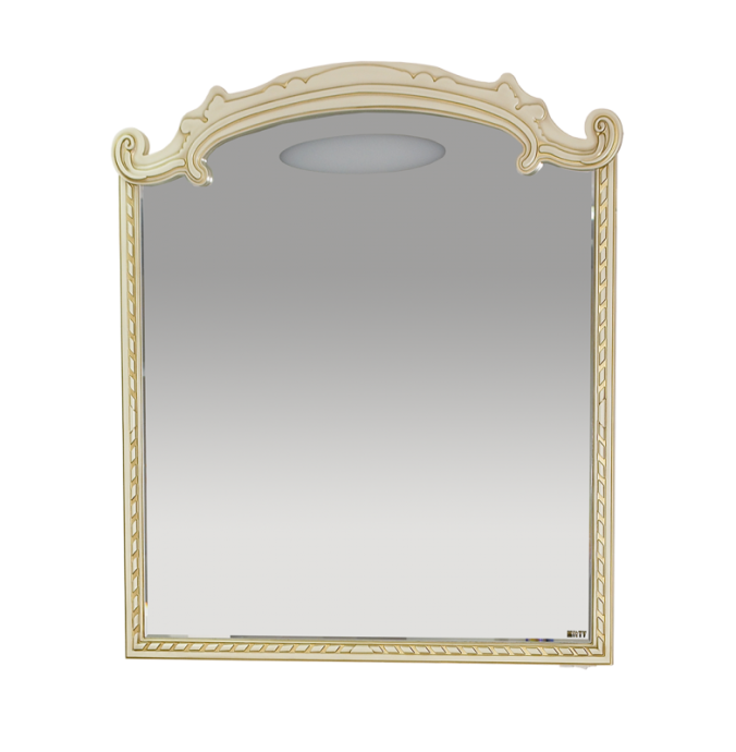 Зеркало Misty Элис 100 бежевое с золотом Л-Эли02100-033 - 0