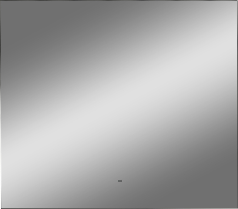 Зеркало DIWO Элиста 80 с подсветкой светодиодной, инфракрасный выключатель, прямоугольное ЗЛП1742 - 9