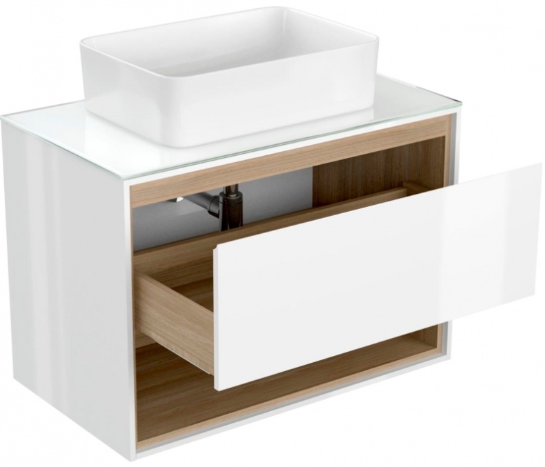 Комплект мебели Cersanit Louna 80 белый - 2