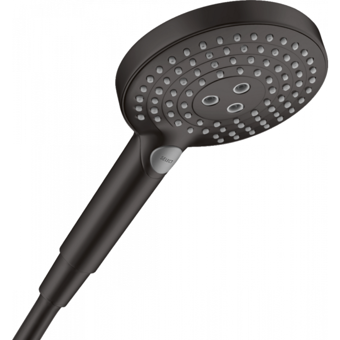 Ручной душ Hansgrohe Raindance Select S 120 3jet EcoSmart 9 л/мин, матовый черный 26531670 - 0