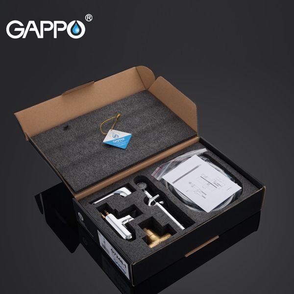 Смеситель с гигиеническим душем Gappo G7248-1 - 5