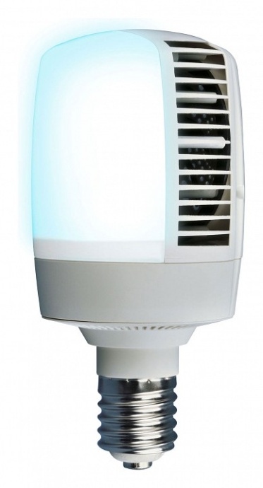 Лампа светодиодная Uniel E40 70W 4000K матовая LED-M105-70W/NW/E40/FR ALV02WH UL-00001813 - 0
