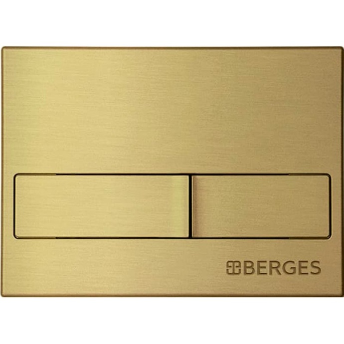 Кнопка смыва Berges Novum бронза 040018 - 0