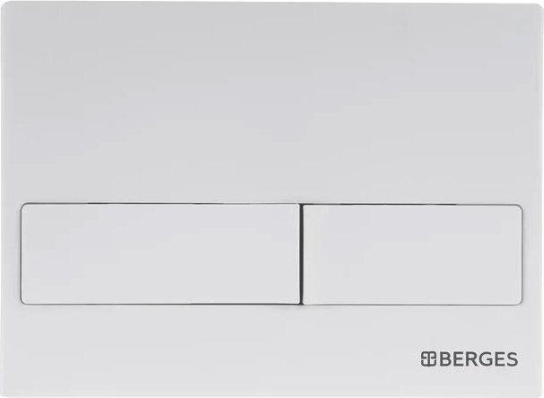 Система инсталляции для унитазов Berges Wasserhaus Novum с кнопкой смыва, белая 040214 - 4