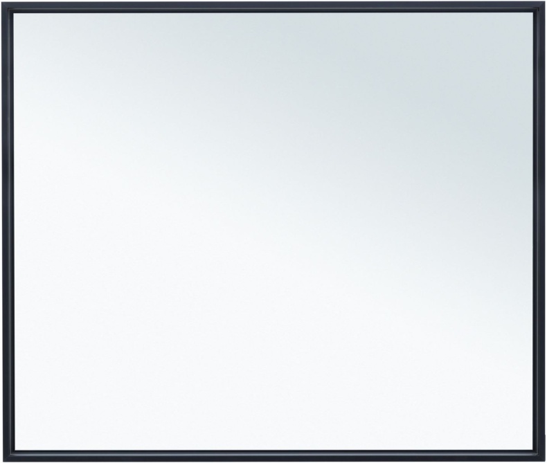 Зеркало Allen Brau Liberty 100 с подсветкой черный матовый 1.330016.BB - 1