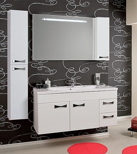 Зеркало-шкаф Aquaton Диор 120 R с подсветкой и подогревом белый 1A110702DR01R - 5