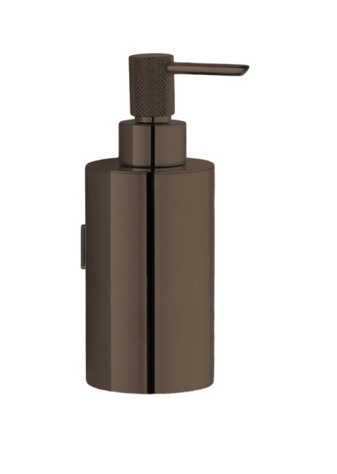 Дозатор для жидкого мыла настенный Boheme Uno черный глянцевый 10977-SGM - 0