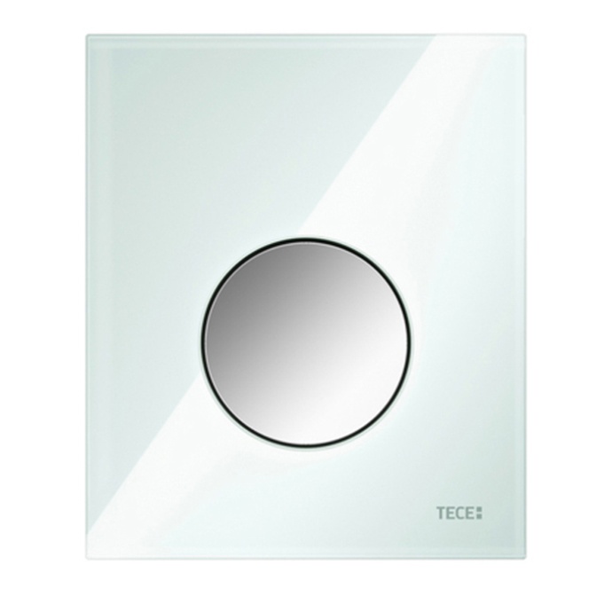 TECE loop Urinal Панель стекло, цвет зеленый , клавиша хром мат. 9820171 - 0