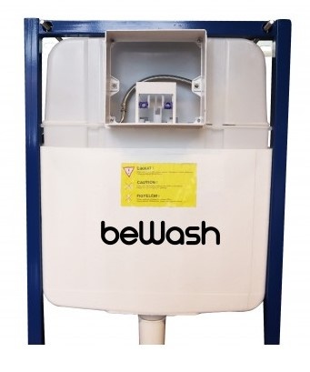 Комплект инсталляции beWash Vago с кнопкой смыва черный - хром K500RZVP0500SYC00000 - 5