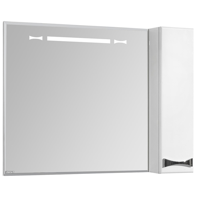 Зеркало-шкаф Aquaton Диор 80 R  с подсветкой и подогревом белый 1A168002DR01R - 0