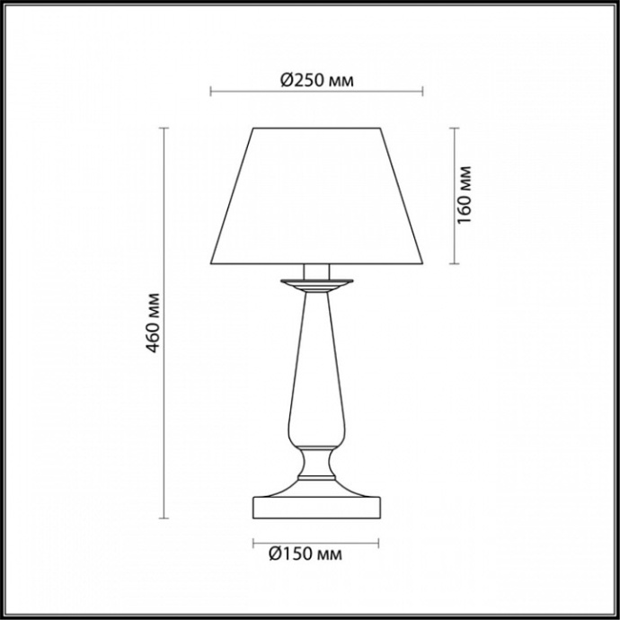 Настольная лампа Lumion Neoclassi Hayley 3712/1T - 4