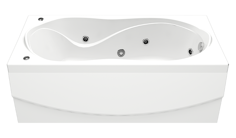 Акриловая ванна Bas Ямайка 180x80 см с г/м ВГ00275 - 0