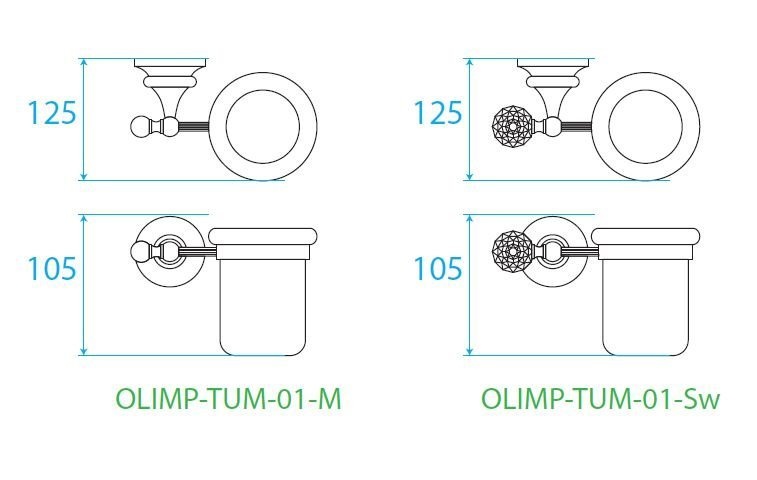 Стакан Cezares OLIMP  OLIMP-TUM-01-M - 1