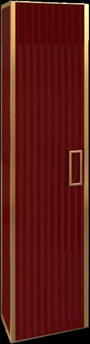 Шкаф-пенал Armadi Art Monaco подвесной бордо глянец - золото 868-RG - 0