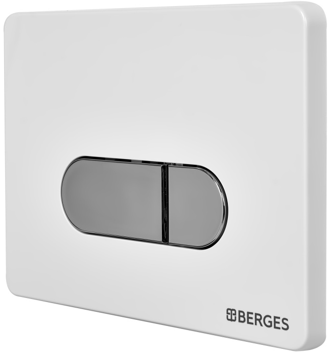 Комплект Berges Wasserhaus Novum кнопка хром/белая 047237 - 6