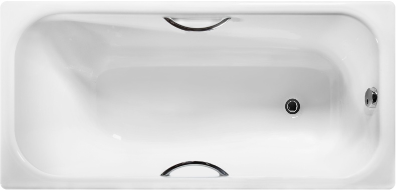 Чугунная ванна Wotte Start 160x75, с ручками Start 1600x750UR - 0