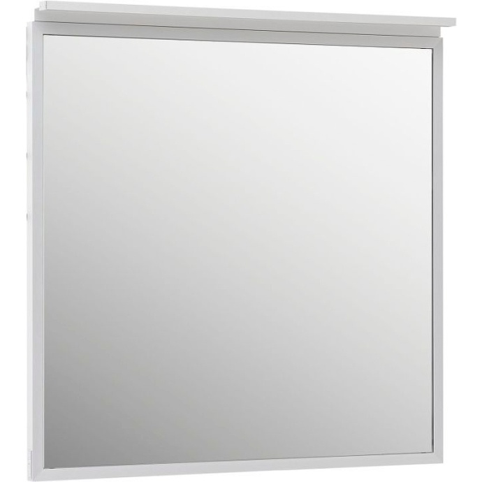 Зеркало Allen Brau Priority 80х75 с подсветкой серебро матовый 1.31015.02 - 1