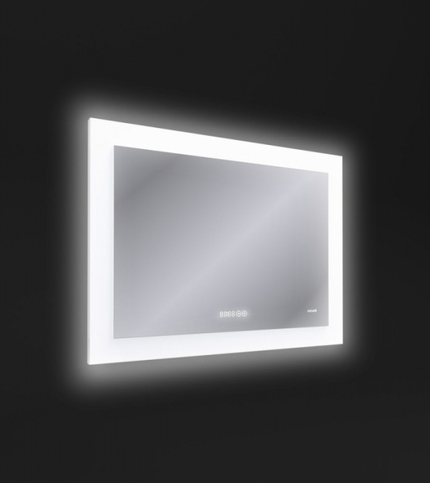 Зеркало Cersanit Led 80 с подсветкой и часами LU-LED060*80-p-Os - 1