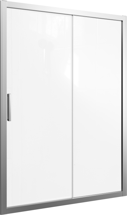 Душевая дверь в нишу STWORKI Стокгольм DE019D2140200 140 см профиль хром матовый, раздвижная, прозрачное стекло 3GW204TTKK000 - 5