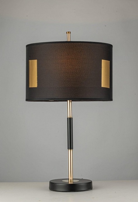 Настольная лампа декоративная Arti Lampadari Oggebio Oggebio E 4.1.T2 BKG - 2
