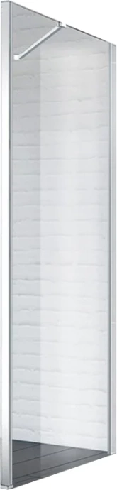 Душевая стенка BelBagno Marmi 80х195 профиль хром стекло прозрачное MARMI-80-FIX-C-Cr - 0