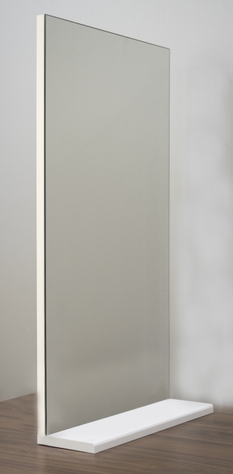 Зеркало DIWO Псков 40 с полкой, белое, узкое, прямоугольное, в современном стиле СО-Пс03045-01 - 5