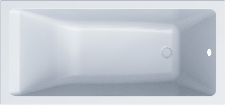 Акриловая ванна STWORKI Карлстад 150x70, с каркасом и сливом-переливом 563265 - 0