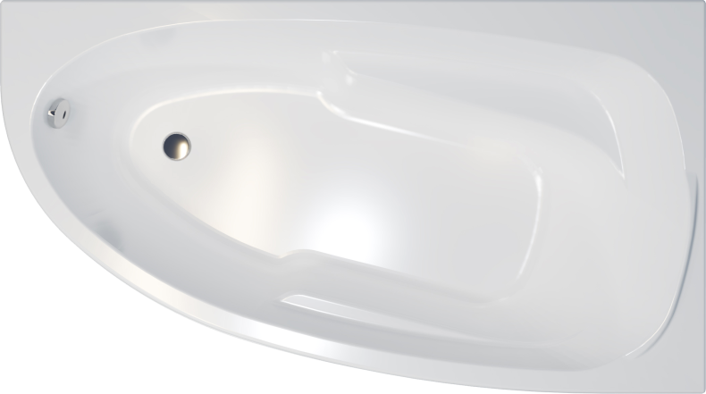 Акриловая ванна DIWO Валдай 170x95 L с каркасом 567966 - 6