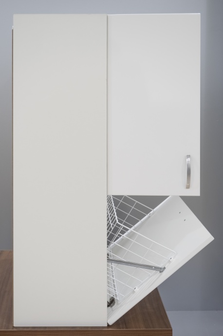 Шкаф DIWO Суздаль 60 над стиральной машиной, с бельевой корзиной СО-Су08060-01П1Я - 8