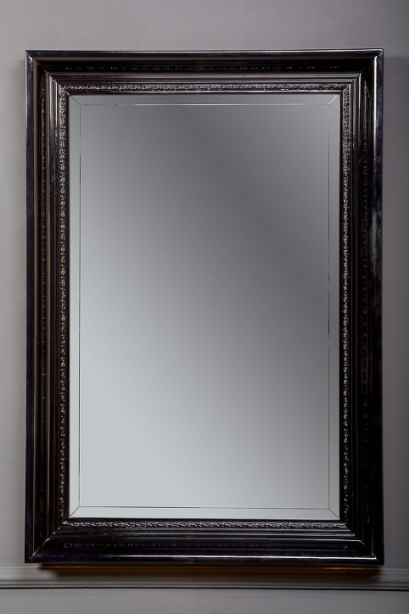 Зеркало Armadi Art Terso 70х100 с подсветкой черный глянец 557 - 1