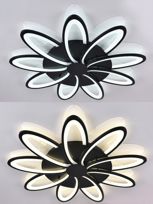 Потолочная люстра Natali Kovaltseva High-Tech Led Lamps HIGH-TECH LED LAMPS 82009 BLACK - 2